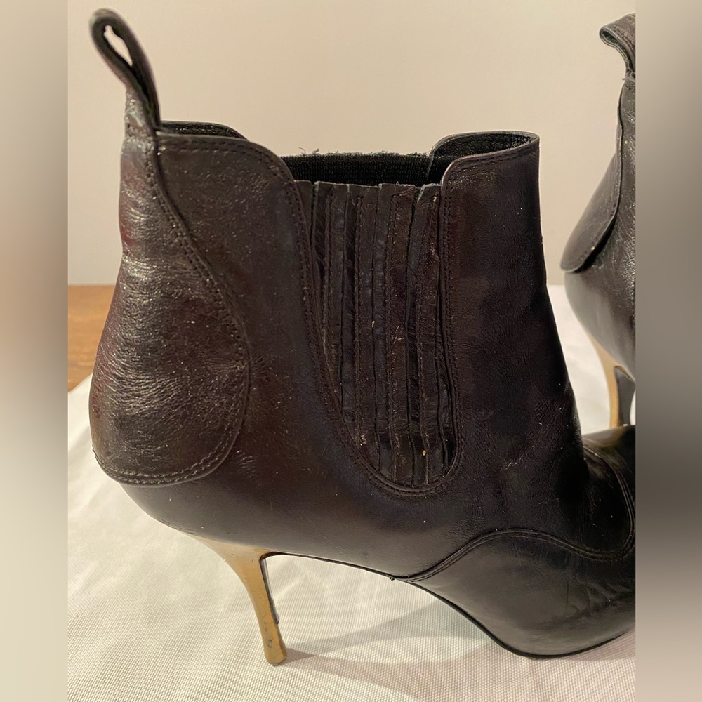 Mcqueen Platform Black Booties - image 7